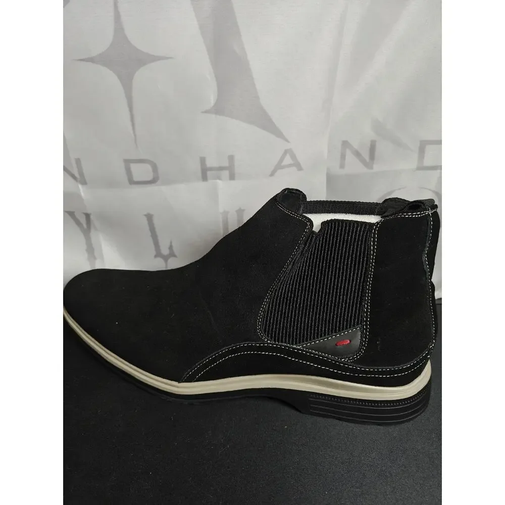 STACY ADAMS Men's 11.5 Tigran Black Men's Chelsea Boot NWT Blemishes
